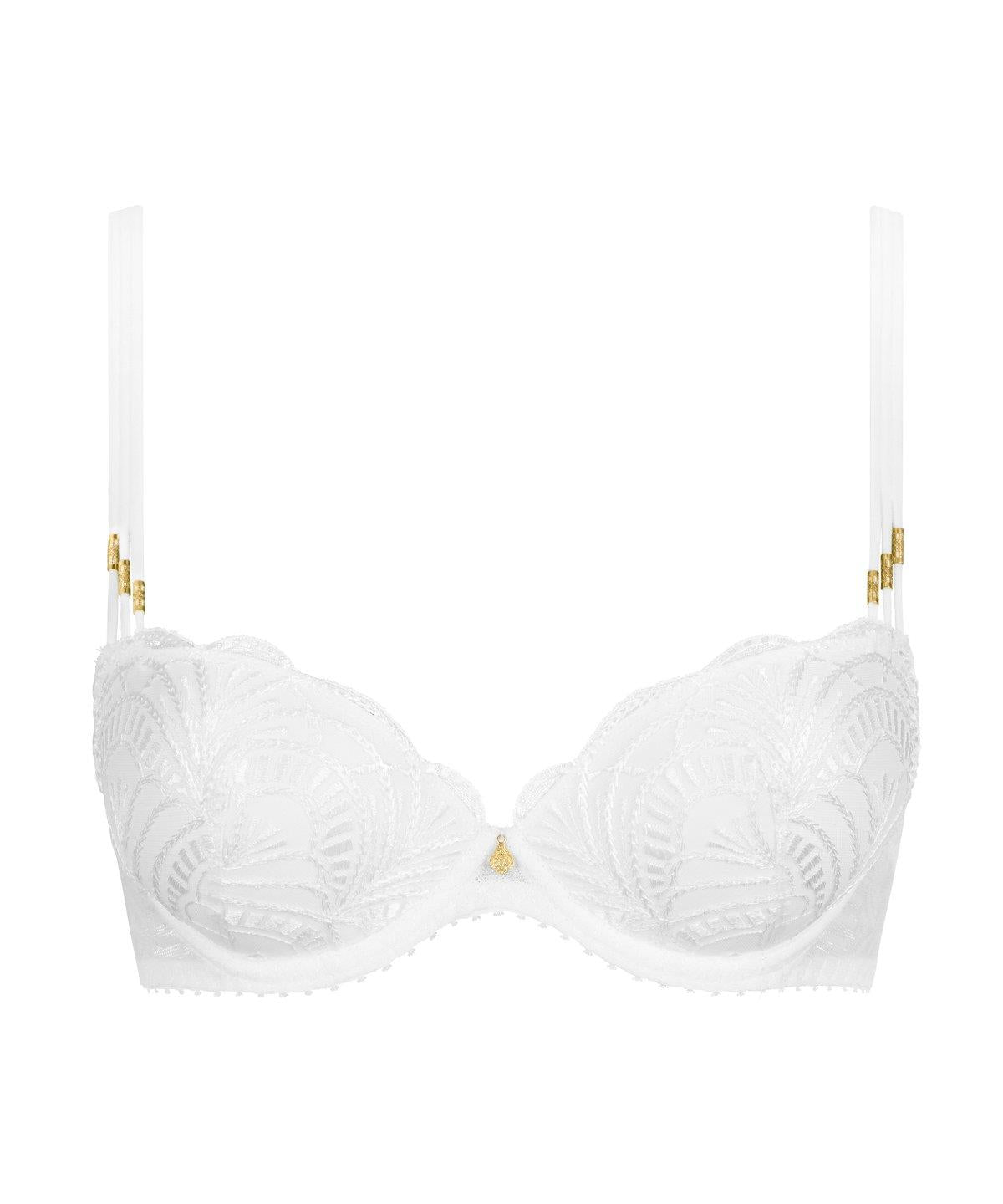 Aubade Vibes Plunge Padded Bra Pearl