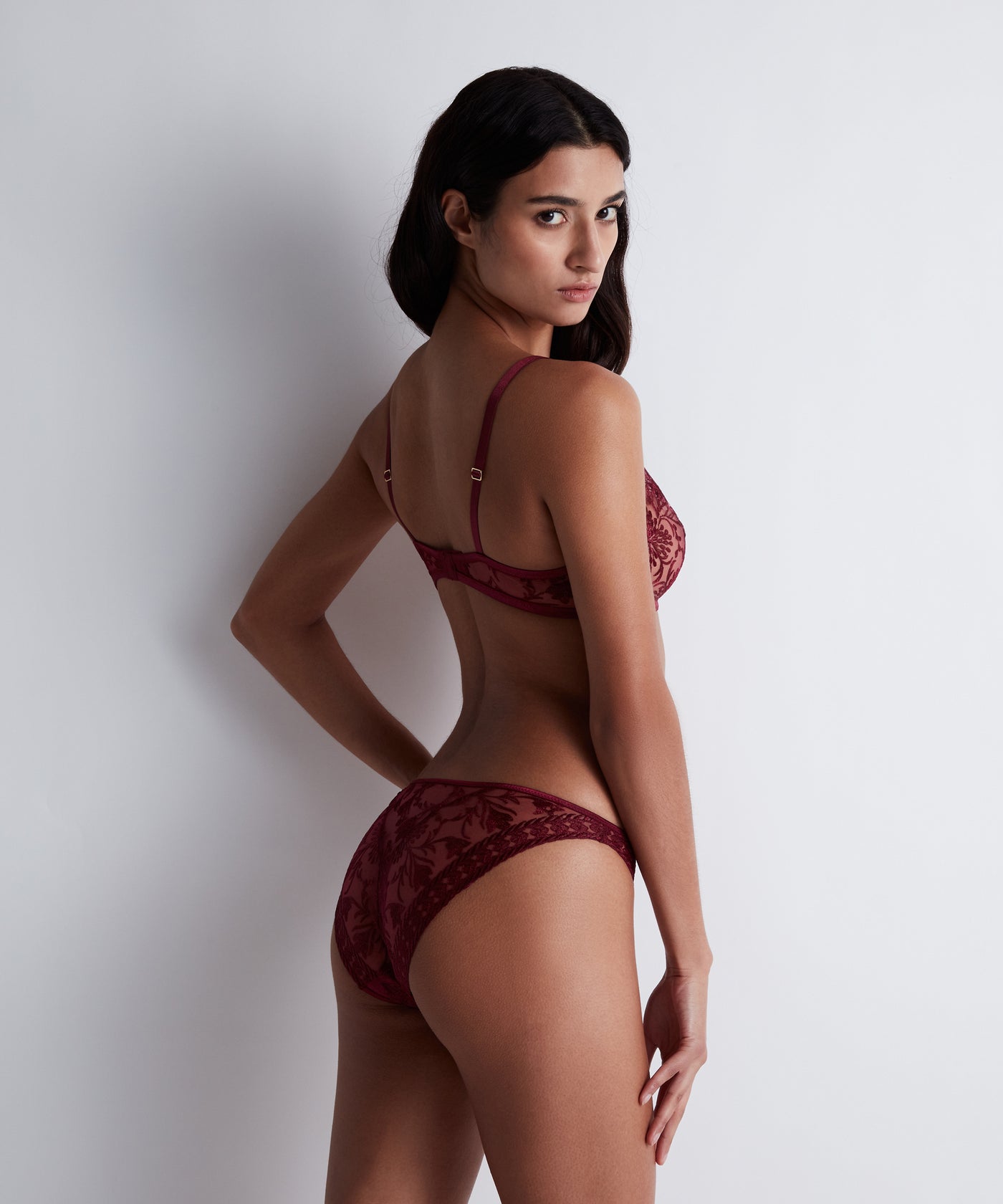 Aubade Magnetic Spell Triangle Bra Crimson Red