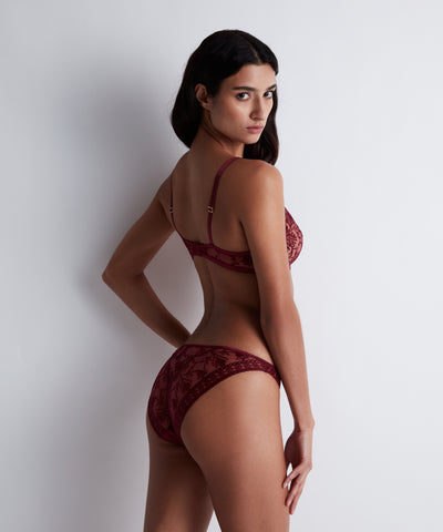 Aubade Magnetic Spell Triangle Bra Crimson Red