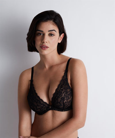 Aubade Rosessence Triangle Bra Black