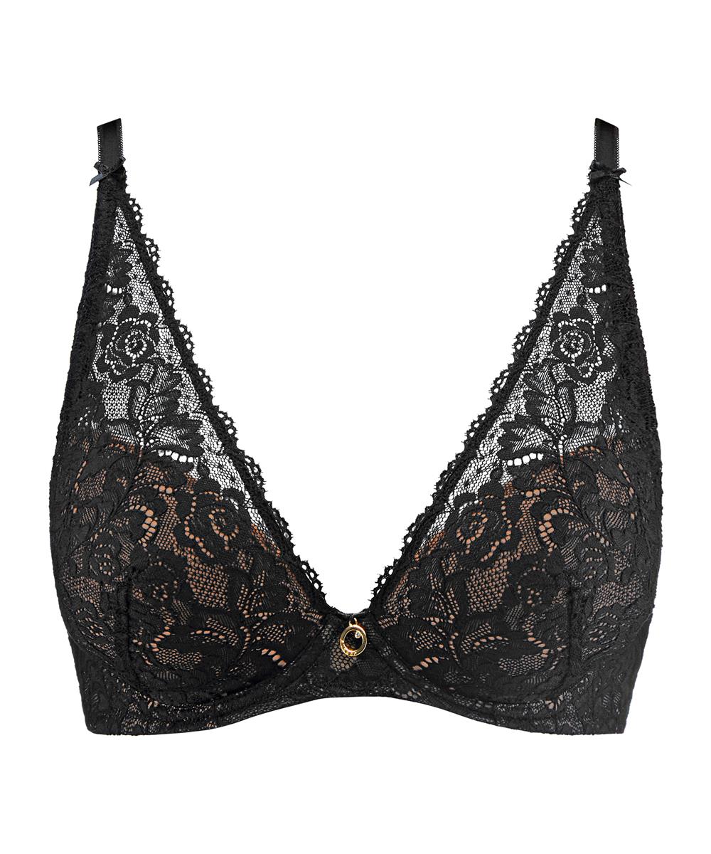 Aubade Rosessence Scarf Push up Bra Black