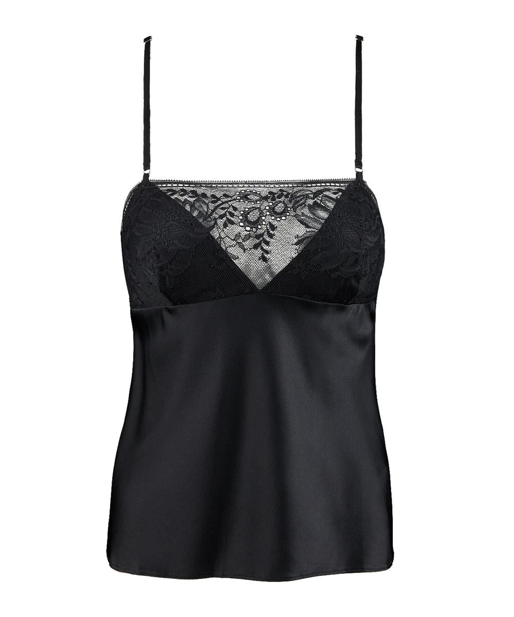 Aubade Midnight Whisper Sleep Cami Top Black