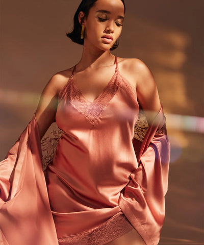 Aubade Midnight Whisper Nightie Warm Pink