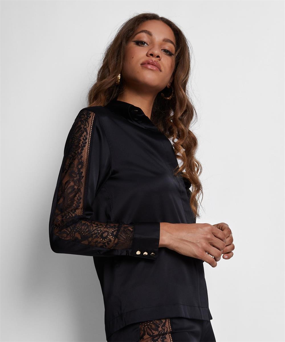 Aubade Midnight Whisper Blouse Black