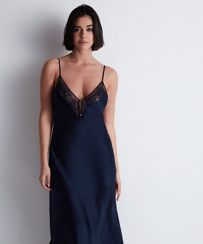 Aubade Midnight Whisper Long Nightie Everblue