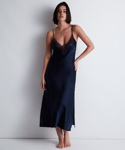 Aubade Midnight Whisper Long Nightie Everblue