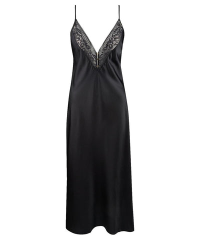 Aubade Midnight Whisper Long Nightie Noir