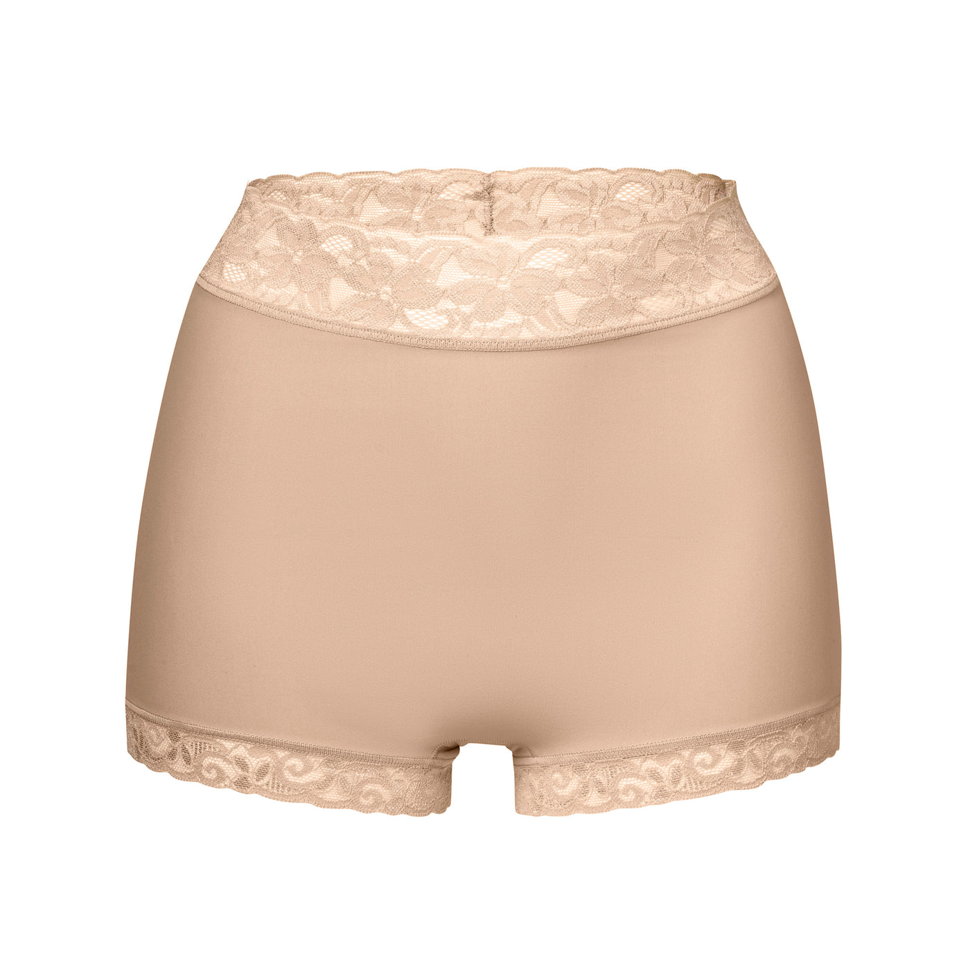 Avet Shortstrosa med hög midja och spets Sand