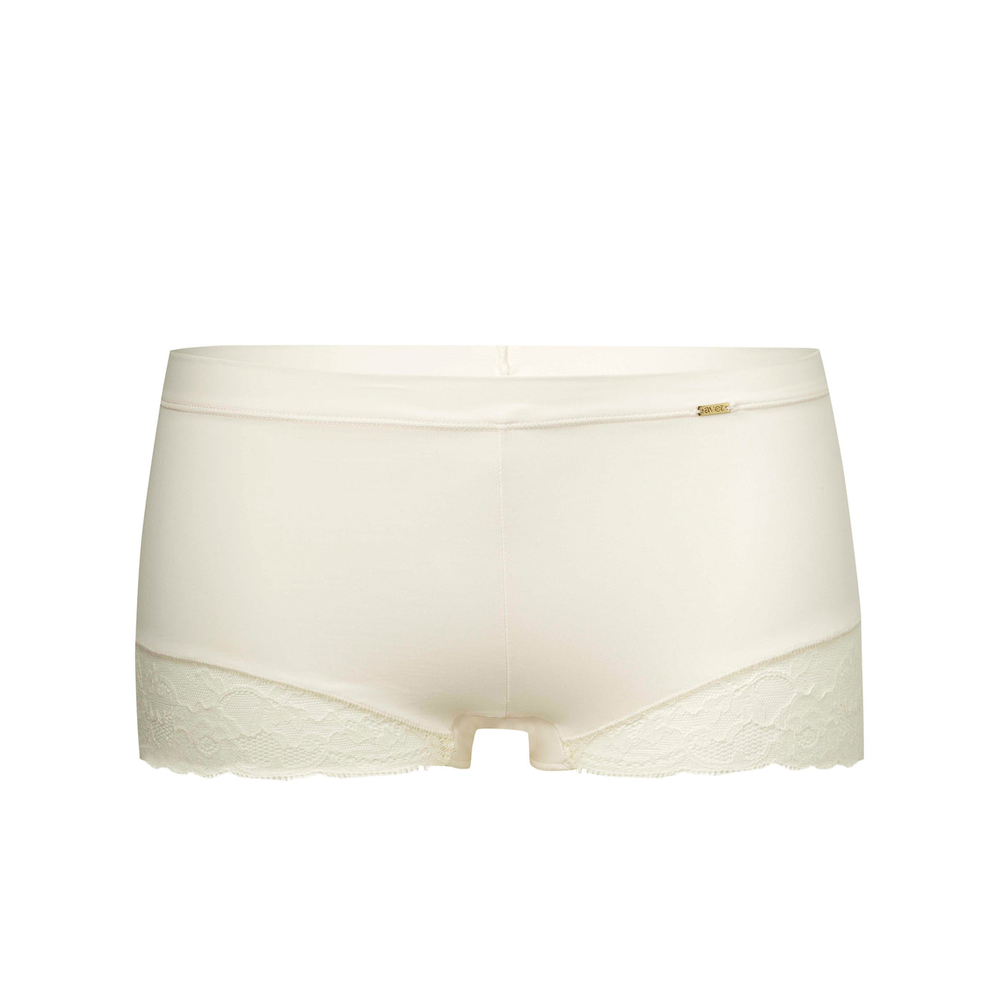 Avet Boxertrosa med spets Champagne