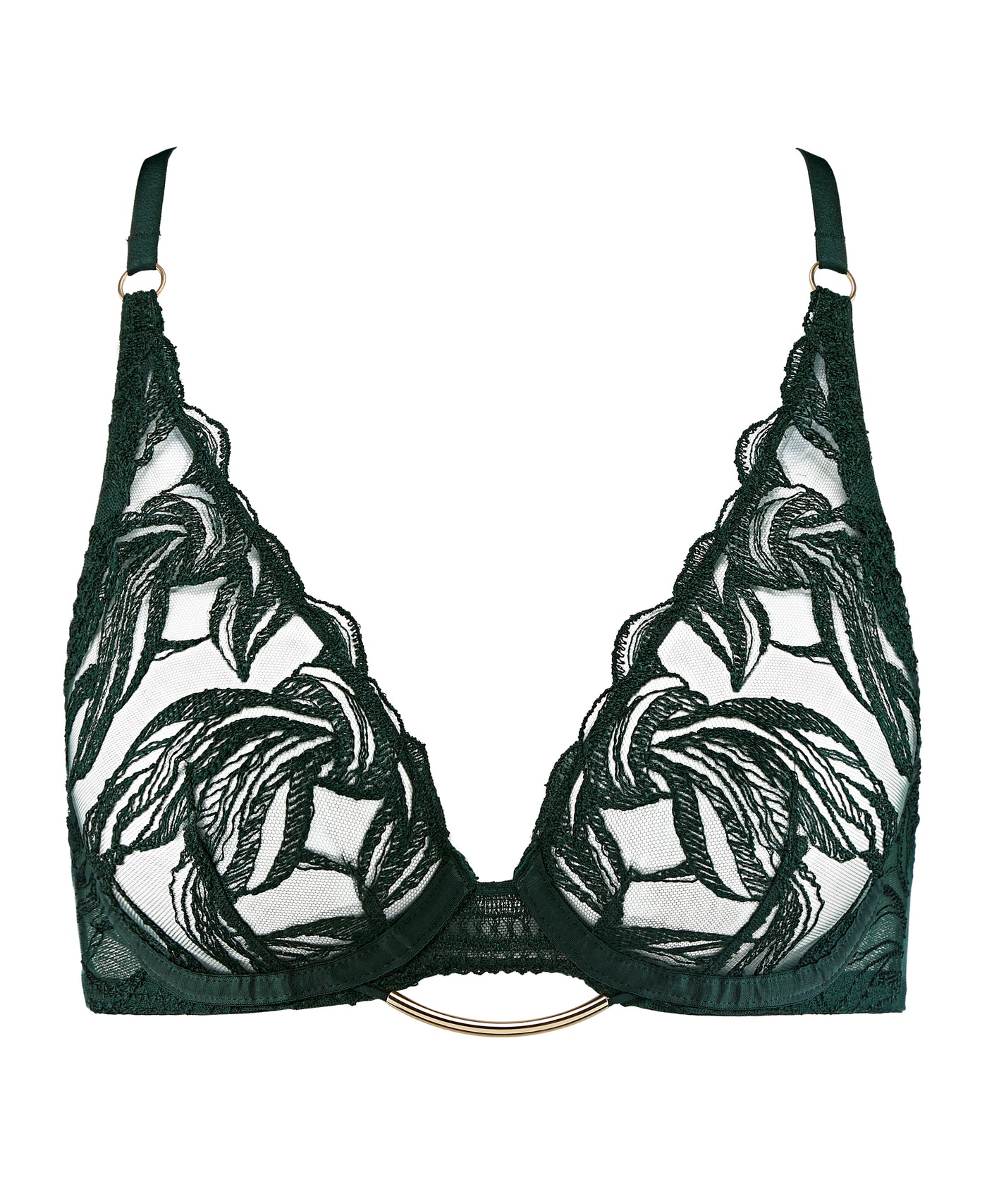 Aubade Into the groove Underwired triangle Bra Forest