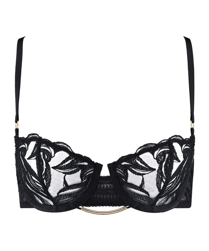 Aubade Into the groove Half Cup Bra Black