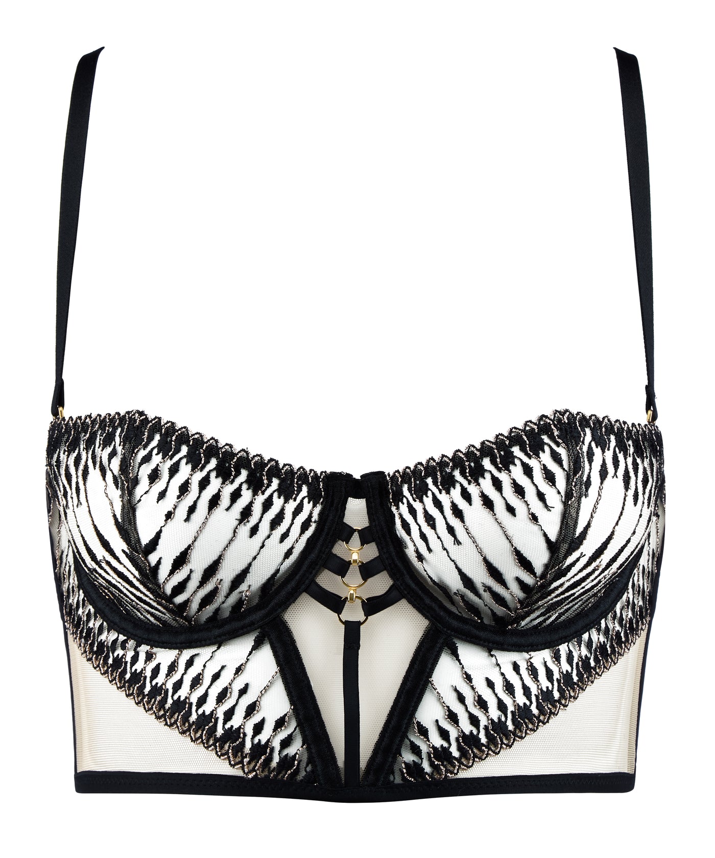 Aubade Voodoo Kiss Bustier Millenium Black