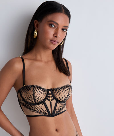 Aubade Voodoo Kiss Bustier Millenium Black