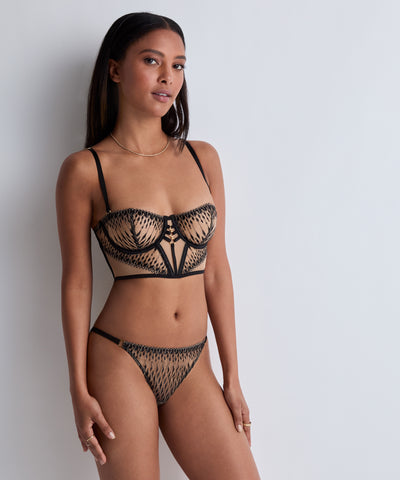 Aubade Voodoo Kiss Bustier Millenium Black