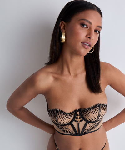 Aubade Voodoo Kiss Bustier Millenium Black