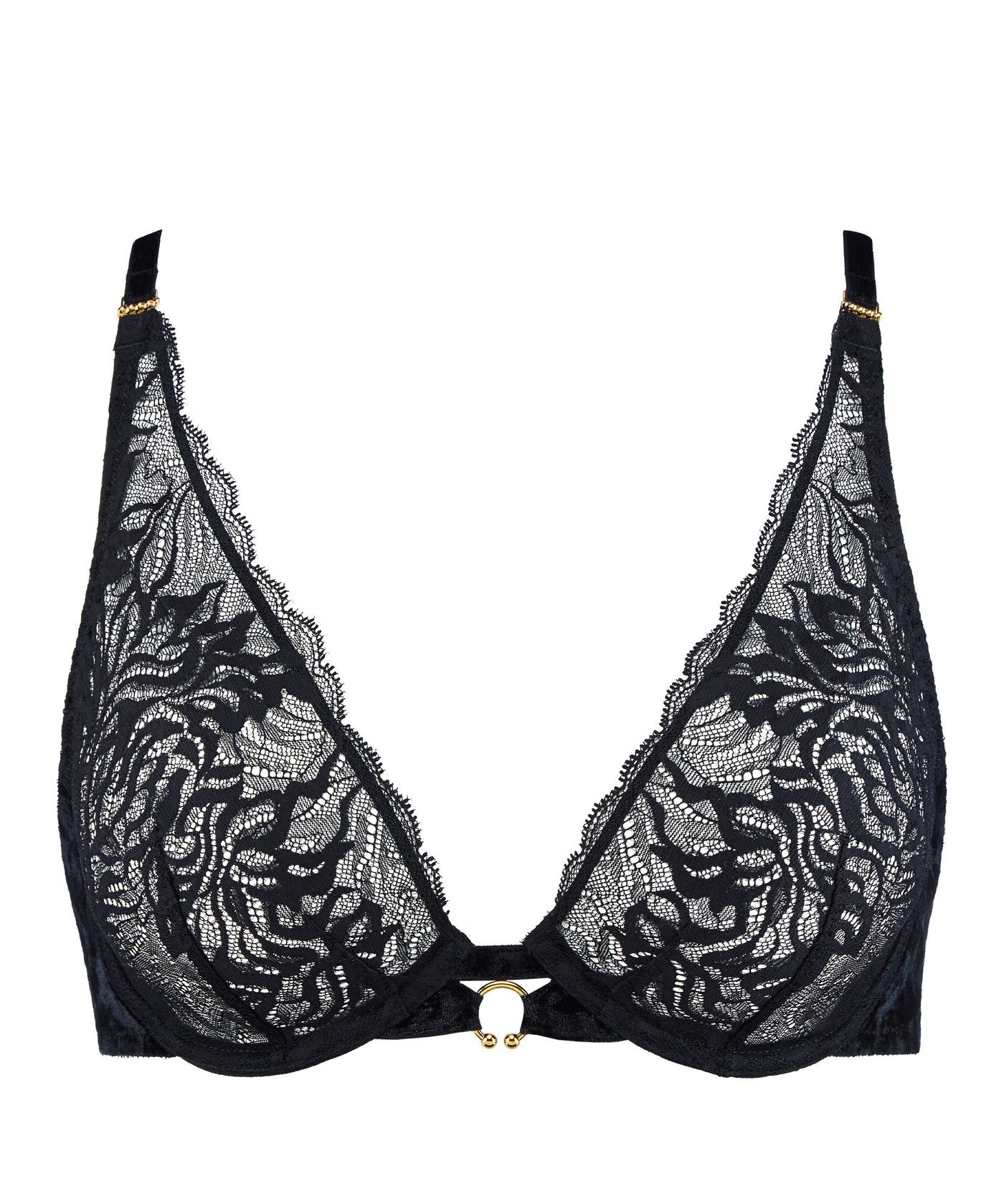 Aubade The night Before Underwired Triangel bra Blackbird