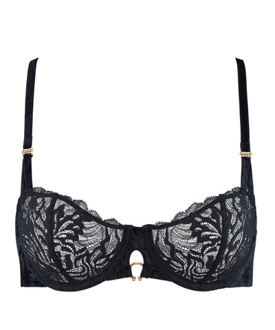 Aubade The night Before Half cup bra Blackbird