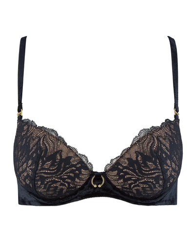 Aubade The night Before Moulded push up bra Blackbird