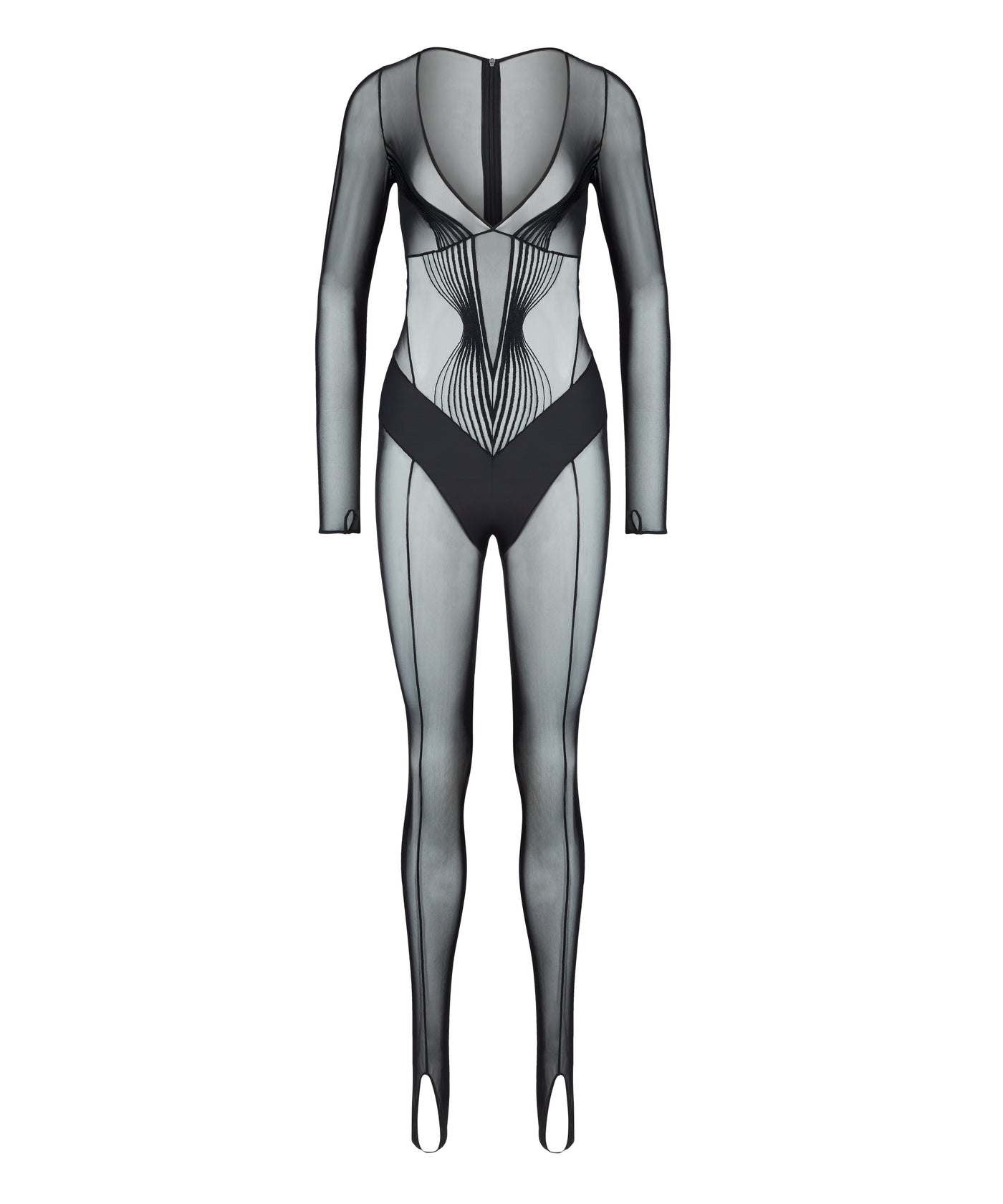 Aubade Midnight Storm Catsuit Smoky Attraction