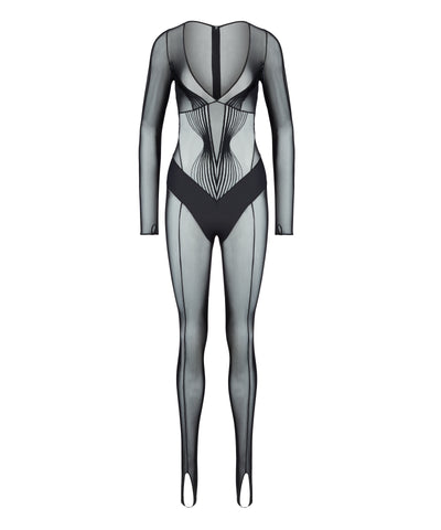 Aubade Midnight Storm Catsuit Smoky Attraction
