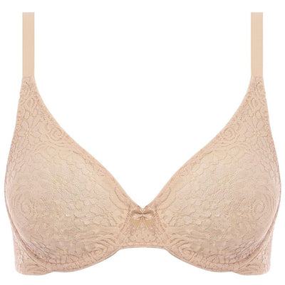 Wacoal Halo lace Underwired bra Nude