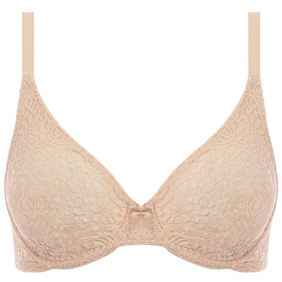 Wacoal Halo lace Underwired bra Nude