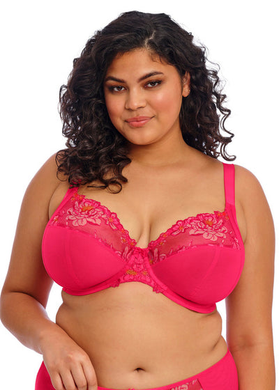 Elomi Teagan Plunge bra Black Azalea