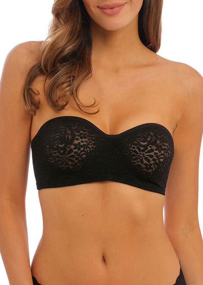 Wacoal Halo lace Strapless bra Black