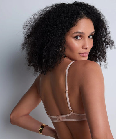 Aubade Sound of Heart triangle plunge bra Lavender Aura