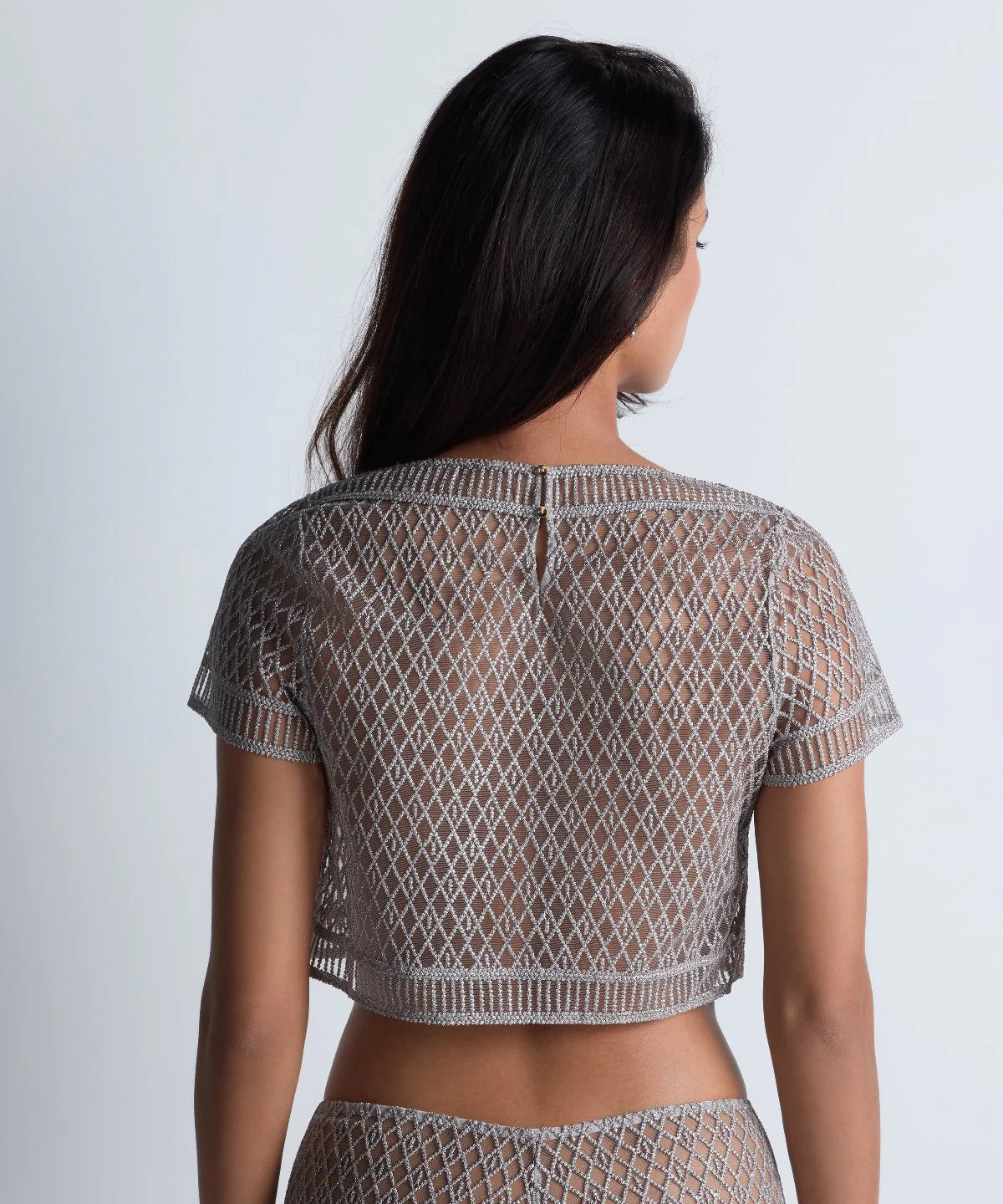 Aubade Stardust dream Sleeve top Cosmos Silver