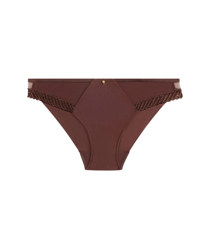 Aubade Sheer Emotion Brazilian brief Sepia