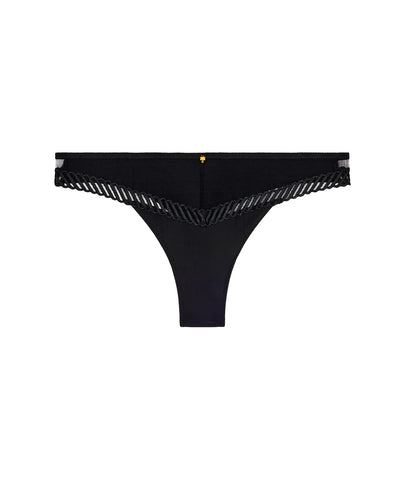 Aubade Sheer Emotion Tanga Black