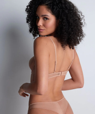 Aubade Sheer Emotion Triangle bra Sand