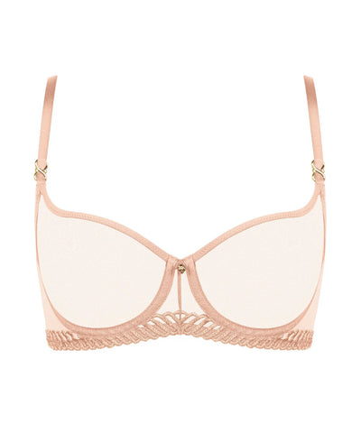 Aubade Sheer Emotion Half Cup Bra Sand