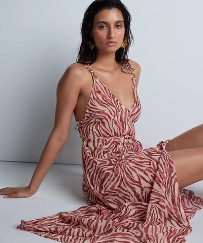 Aubade Beach Walk Dress Pink Tiger