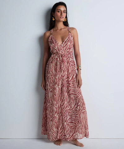 Aubade Beach Walk Dress Pink Tiger
