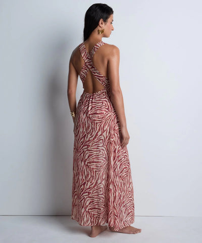 Aubade Beach Walk Dress Pink Tiger