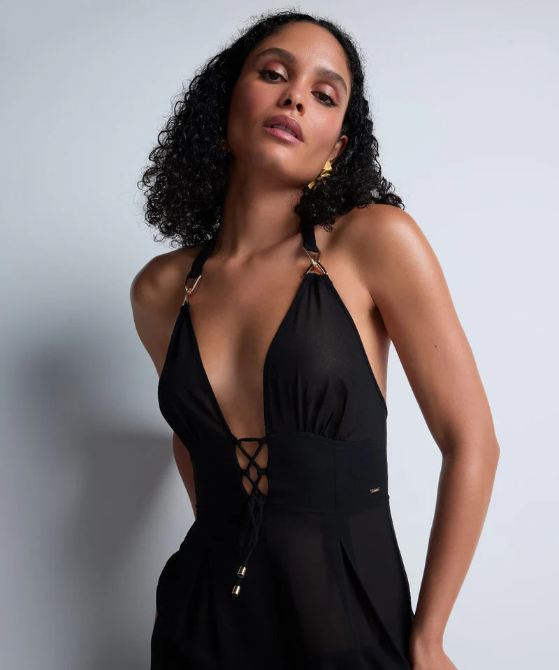 Aubade Beach Walk Jumpsuit Black