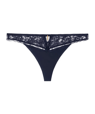 Aubade Satin Memories Tanga Deep Sea