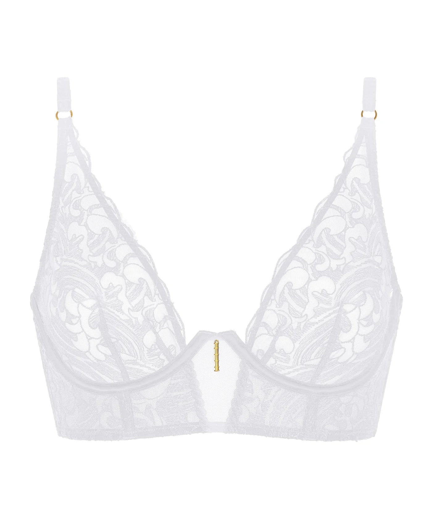 Aubade Satin Memories Bustier Artic Blue