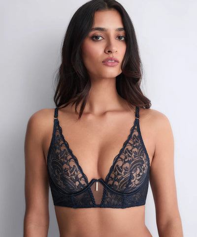 Aubade Satin Memories Bustier Deep Sea