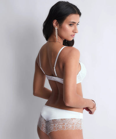 Aubade Satin Memories Cheeky Brief Artic Blue