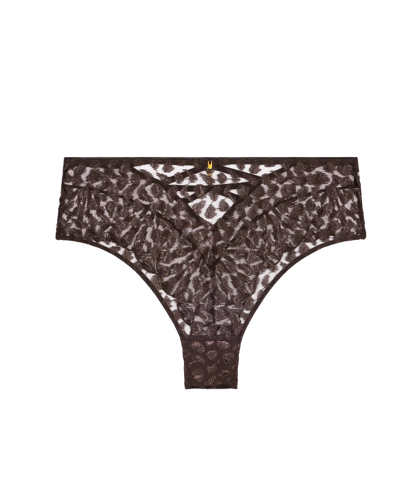 Aubade Crazy In Love High-Waist Brief Satin Brown