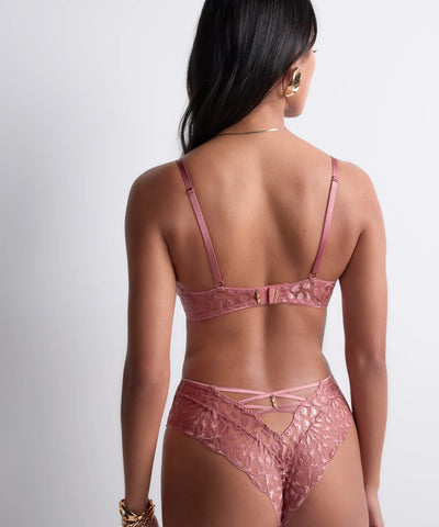 Aubade Crazy in Love Single-Wire Triangle Bra Warm Pink