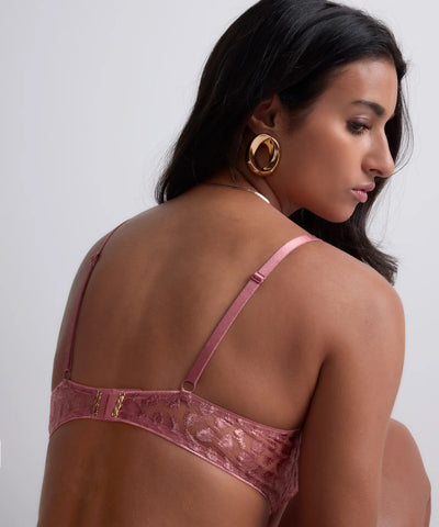 Aubade Crazy in Love Single-Wire Triangle Bra Warm Pink