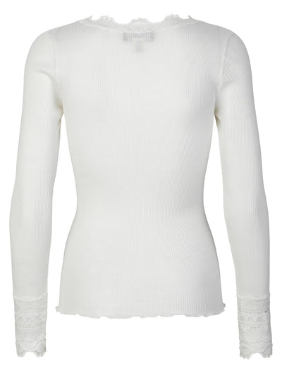 Rosemunde Blouse with lace New White