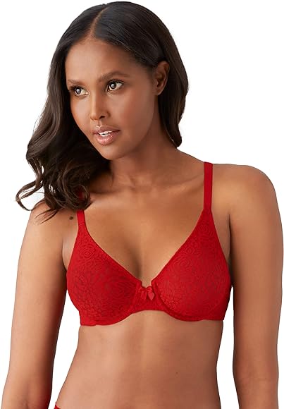 Wacoal Halo lace Underwired bra Red