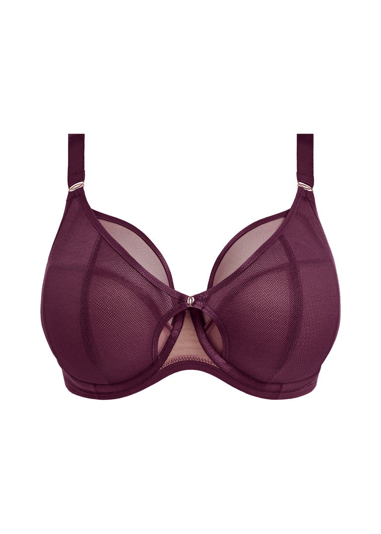 Elomi Kintai Plunge Bra Blackberry