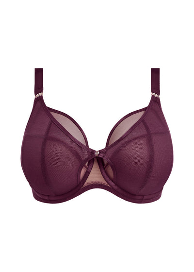 Elomi Kintai Plunge Bra Blackberry
