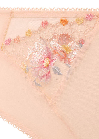 Elomi Himari High leg Brief Peach Whisper